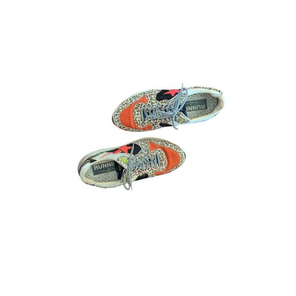 Golden Goose Running Sole Zoo Puzzle Calf Hair Pink Star Size 10 US 40 EU - Picture 3 of 16